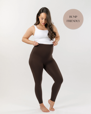 Seamless Luxe Leggings | Dark Chocolate