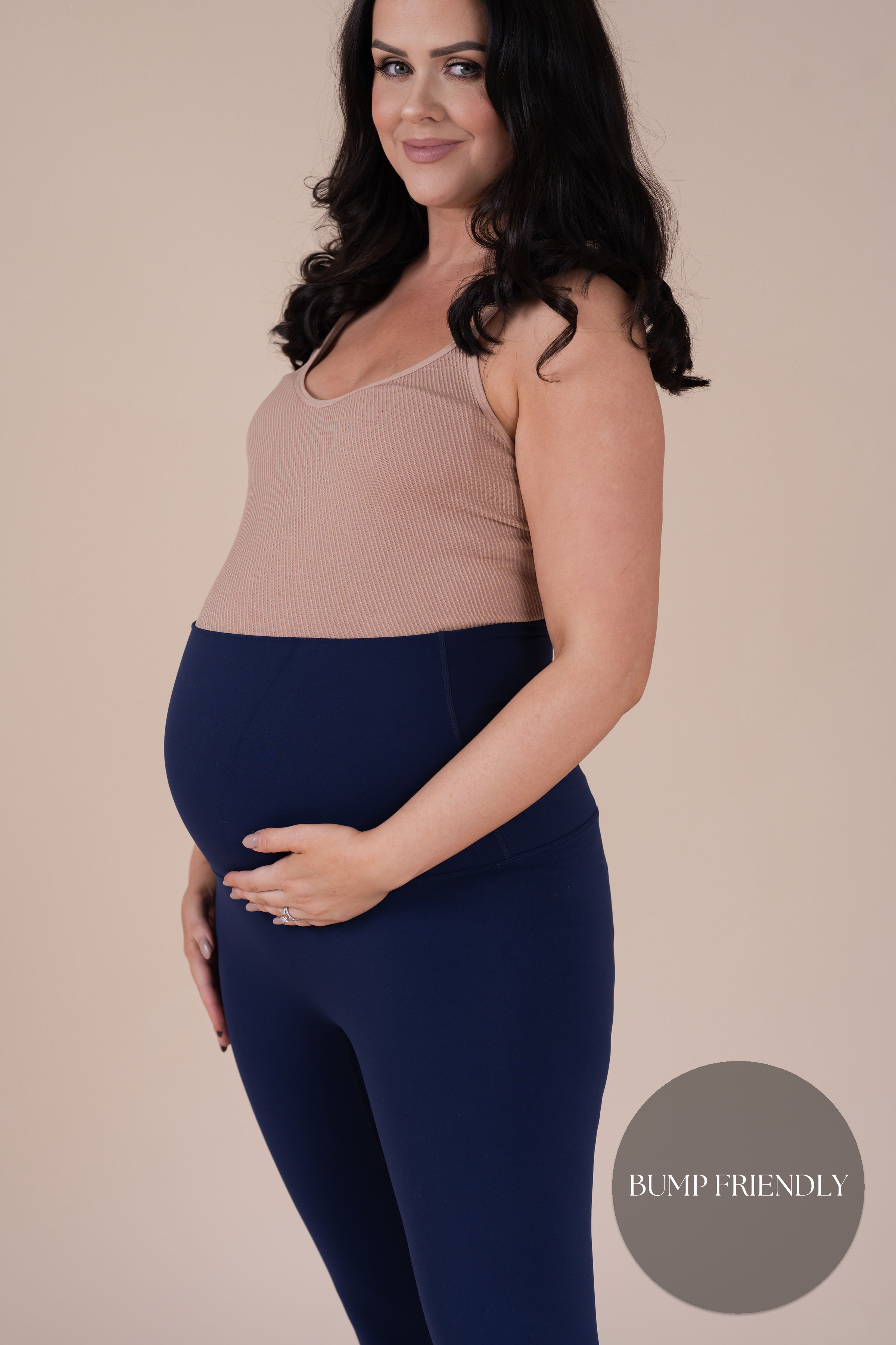 Seamless Shapewear Leggings Navy, High-Waisted – LUXESÓ CLOTHING