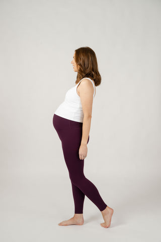 Seamless Luxe Leggings | Plum