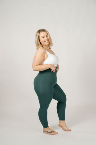 Seamless Luxe Leggings | Emerald Green