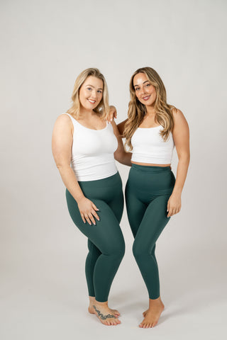 Seamless Luxe Leggings | Emerald Green