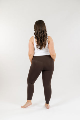 Seamless Luxe Leggings | Dark Chocolate