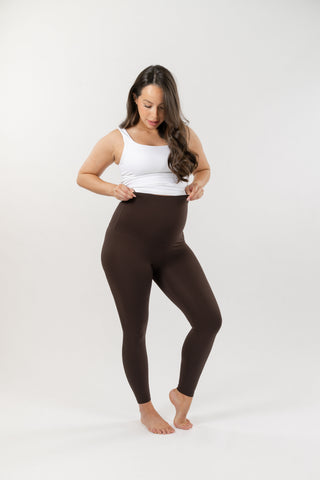 Seamless Luxe Leggings | Dark Chocolate