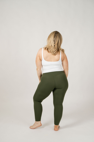 Seamless Luxe Leggings | Olive