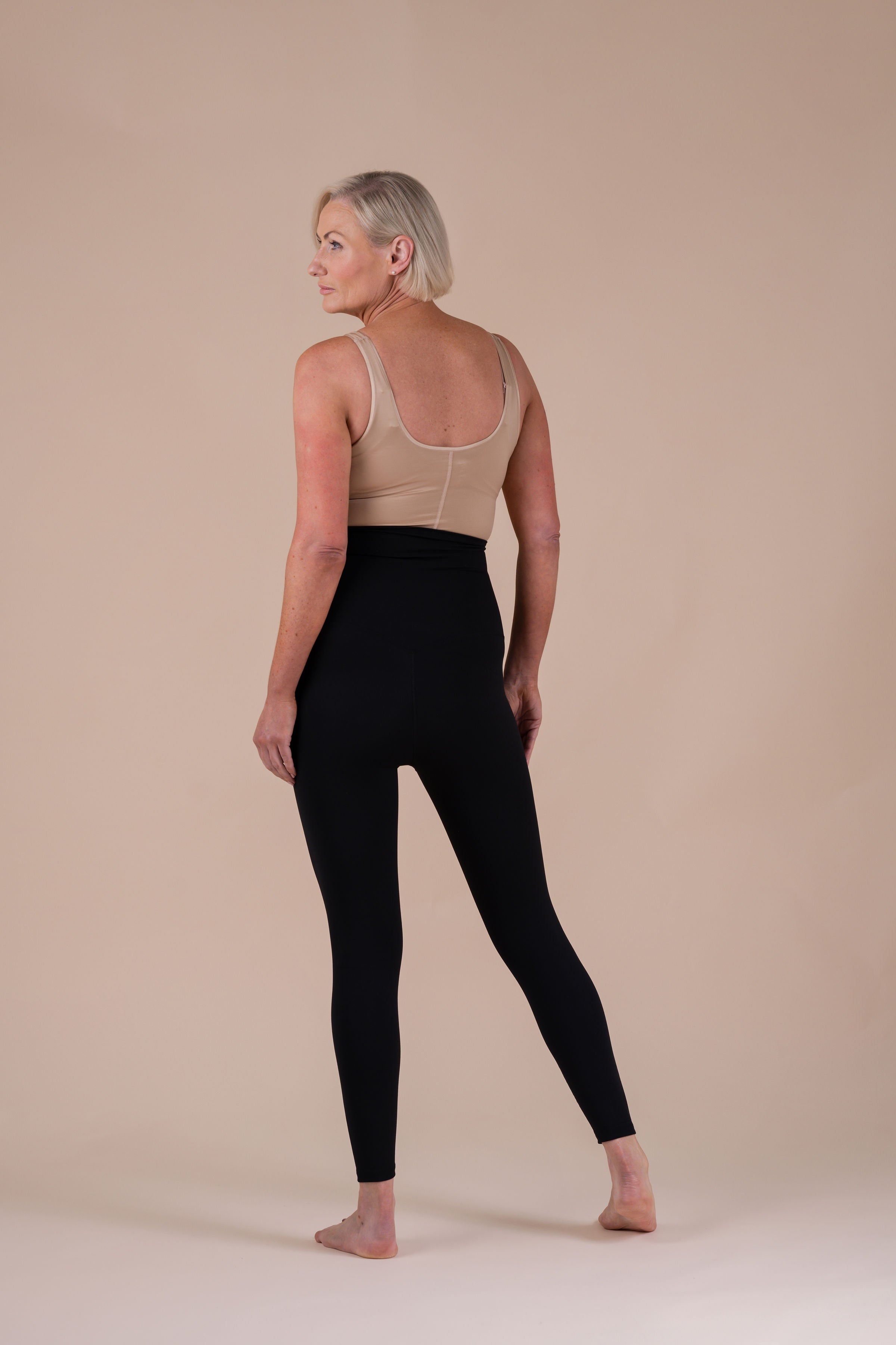 Seamless Luxe Shapewear Leggings Black High-Waisted – LUXESÓ